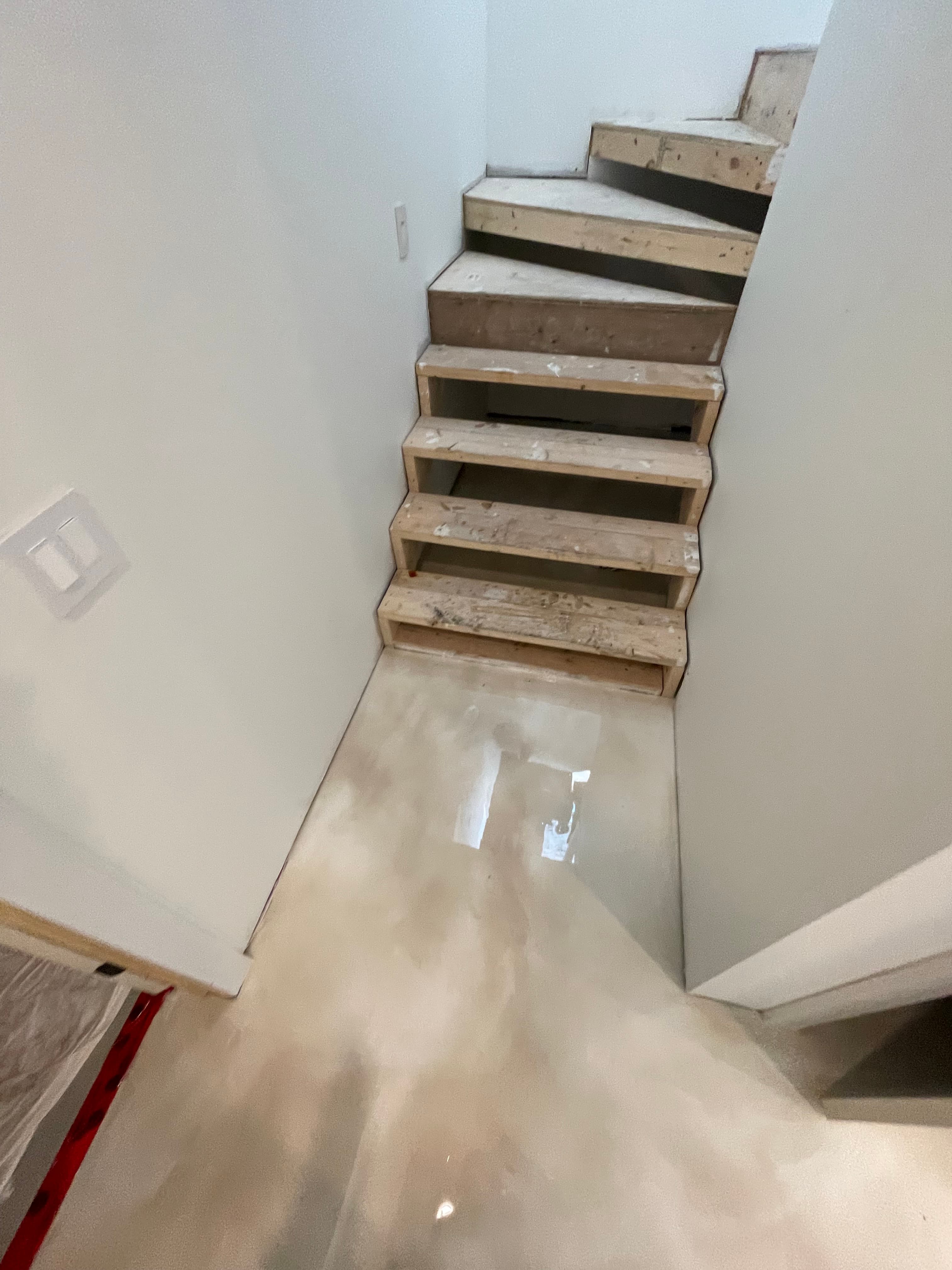 Basement metallic coating