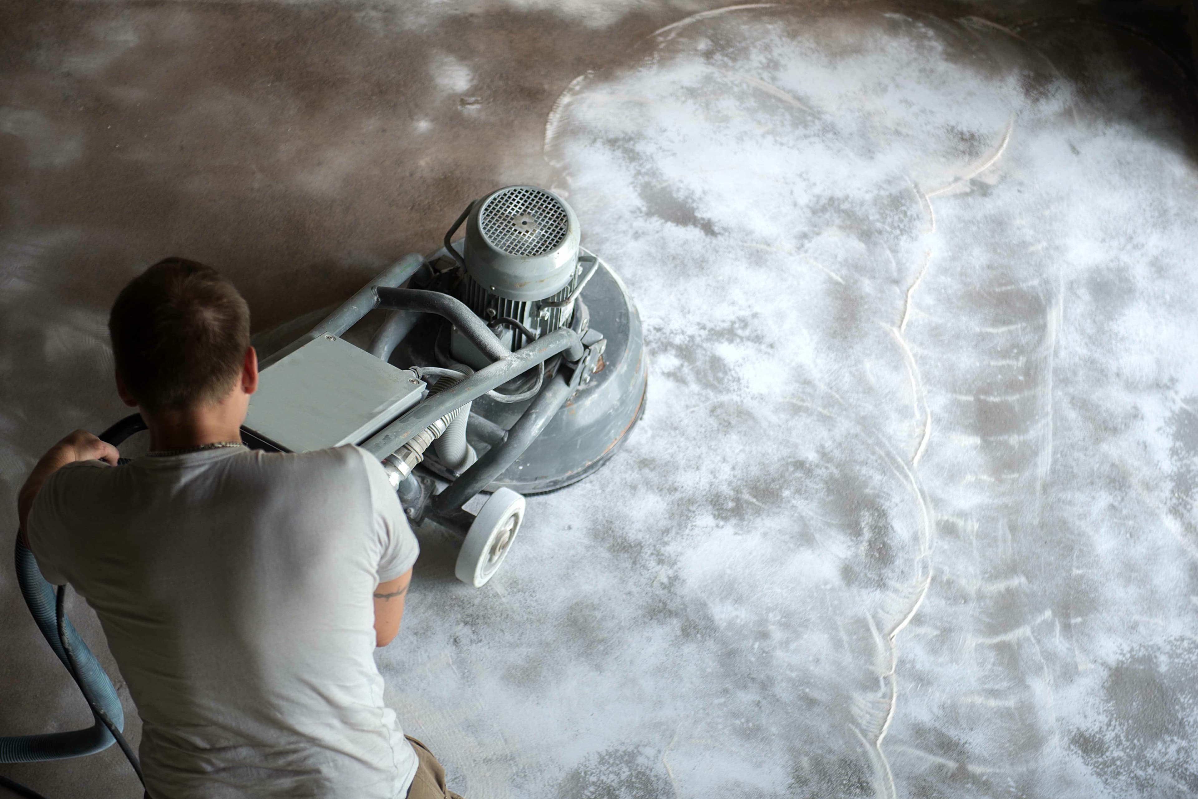 Metallic epoxy floor
